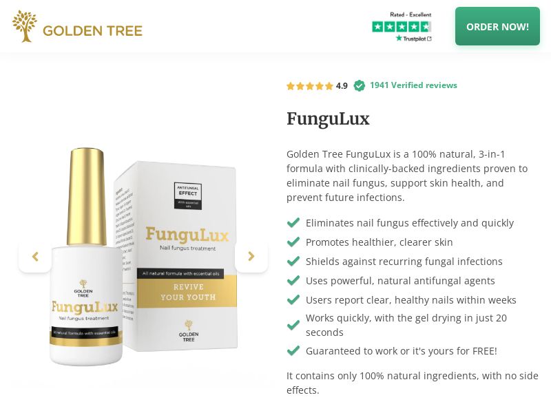 FunguLux - VSL [UK] (Social,Banner,Native,Push,SEO,Search,Brand Bidding) - CPA