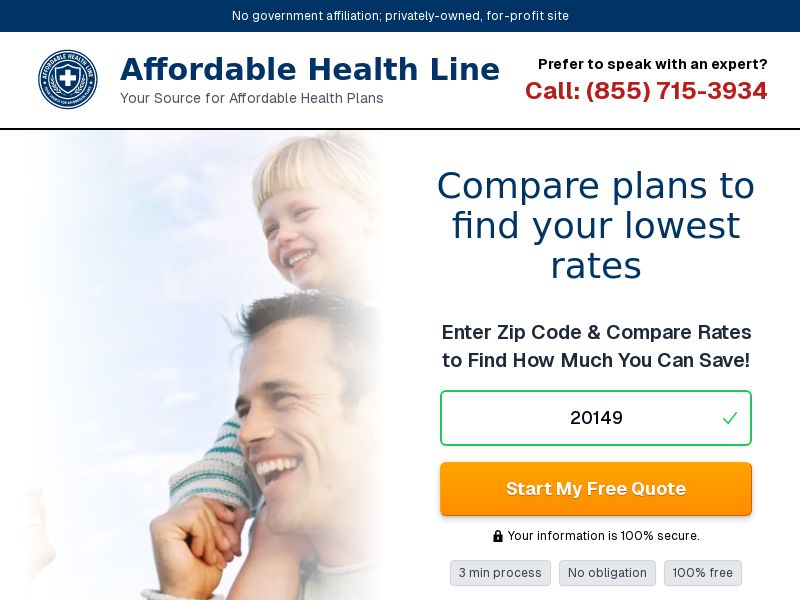 Health Insurance (affordablehealthline.com) | CPL Referral Traffic 