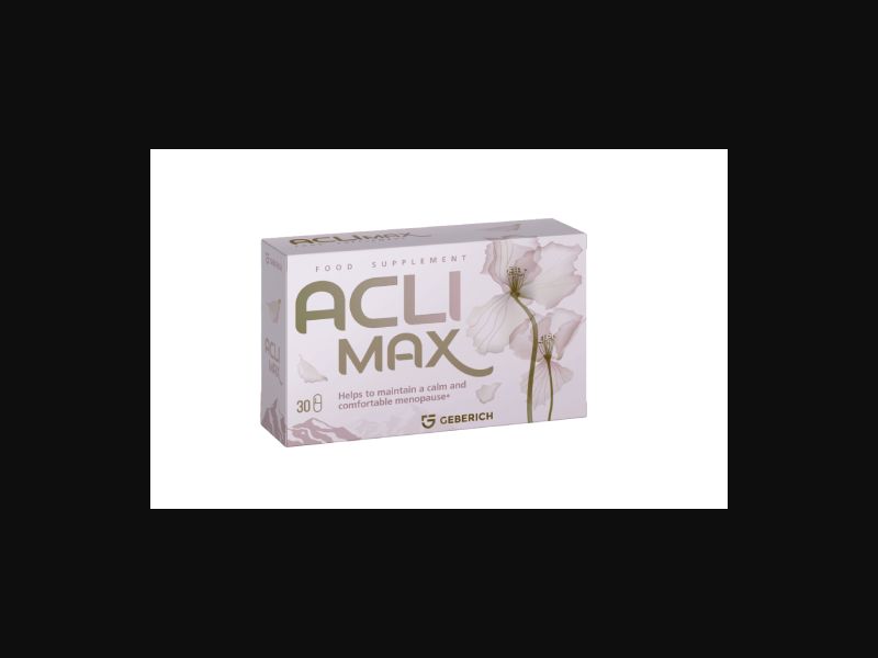 Aclimax – a means for support during menopause