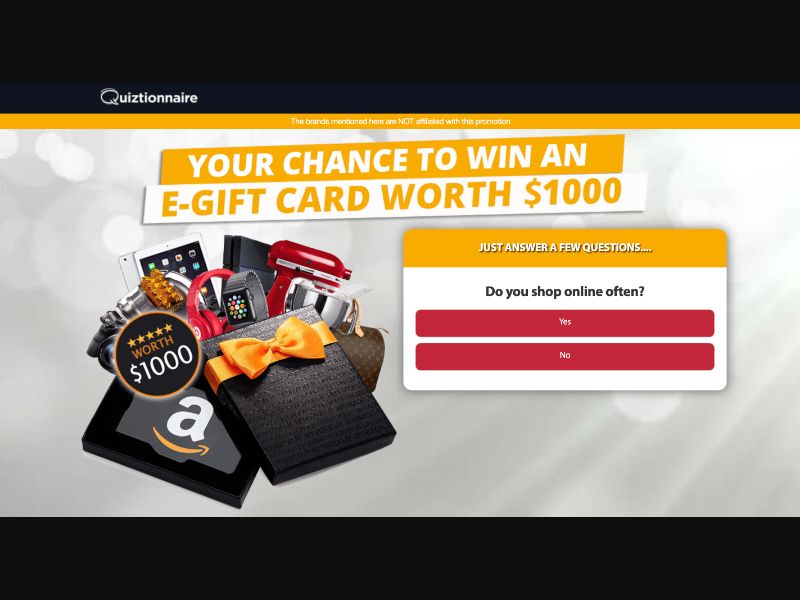 NZ - Quiztionnaire - Amazon - (CPL)