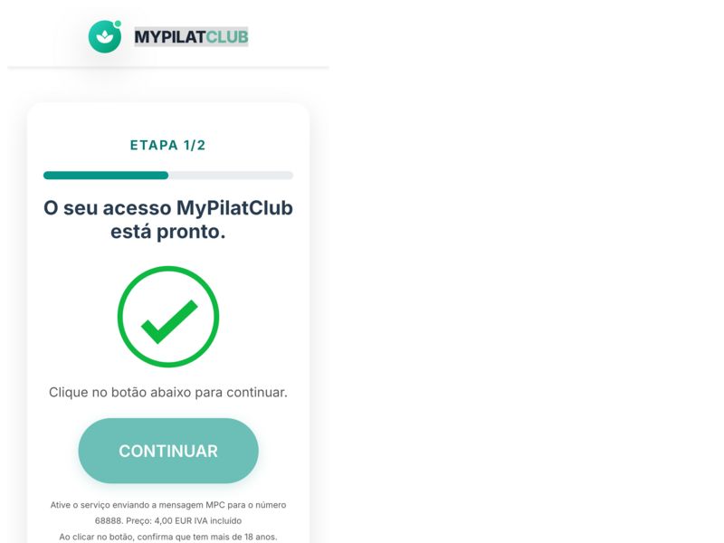MYPILATCLUB One-Off Wifi