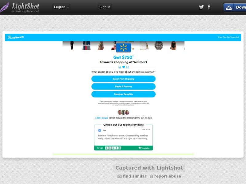 Flash Poll - Walmart $750 Shopping - SOI | US