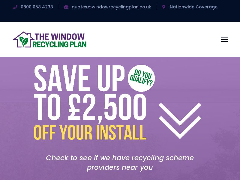 The Window Recycling Plan CPL [UK]