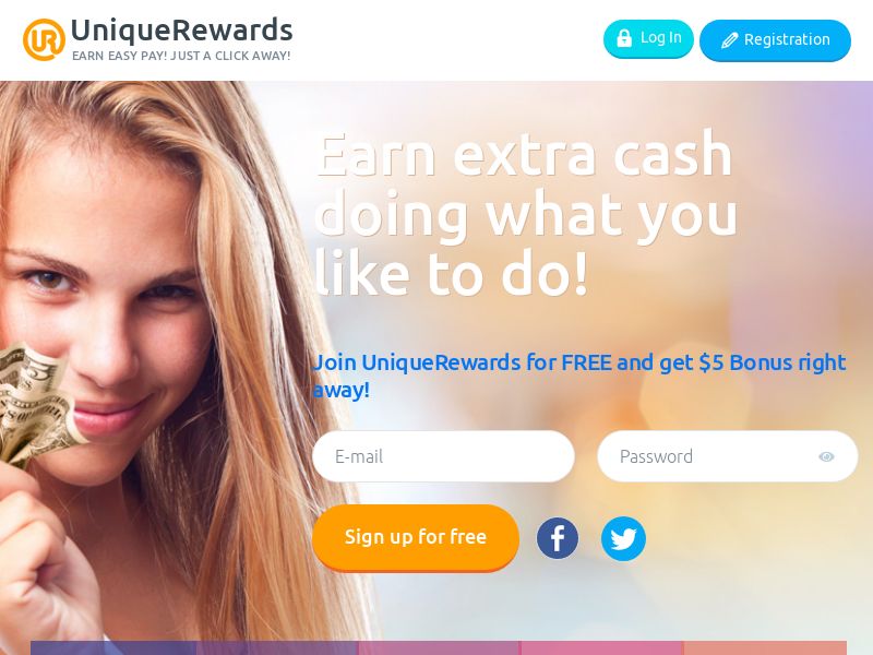 UniqueRewards - Earn Cash, Doing What You Like To Do! - US, UK, CA