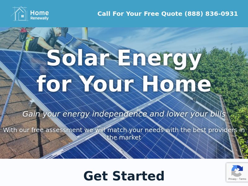Solar Energy at Home Homerenewally - Revshare | US