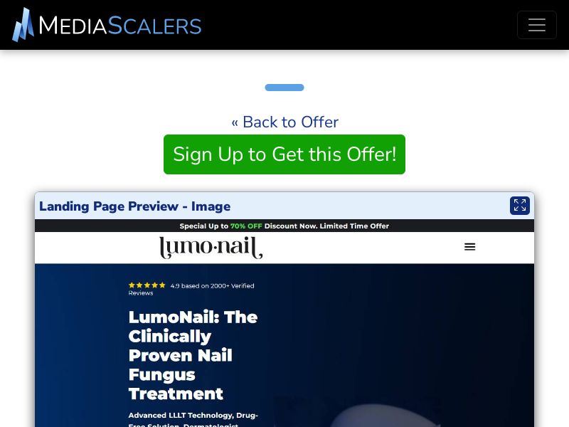 Lumonail - CTC £99.95 {+DTC, Alt-Landers, Advertorial} (Event Tracking) [UK]