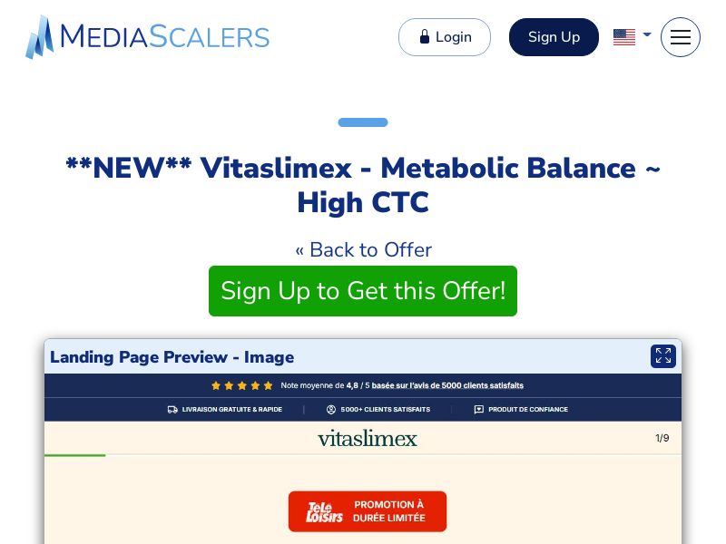 Vitaslimex - Metabolic Balance ~ High CTC {+DTC} [FR, CH, BE]