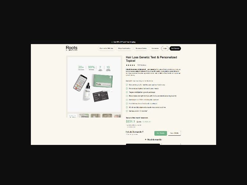 Roots by GA - Men's Hair Growth Solution - CPS (US)