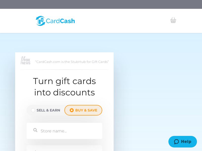 CardCash.com Ecommerce CPS - United States