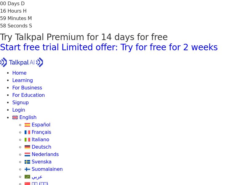 Talkpal.ai Utility CPS - Worldwide