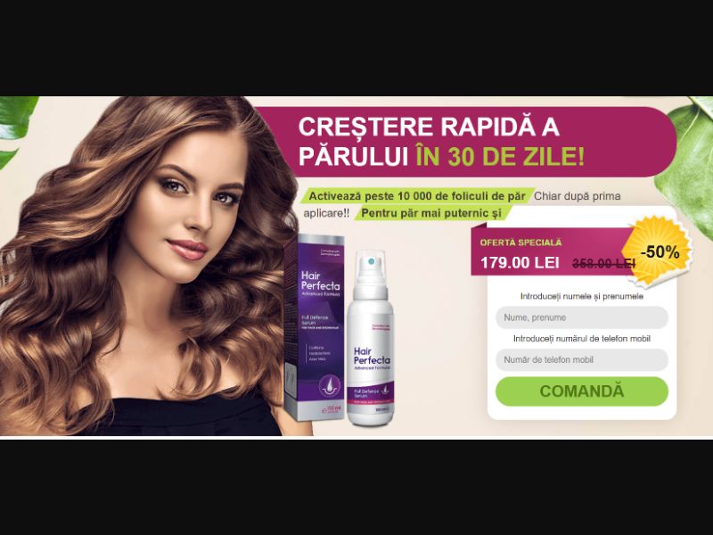 [WEB+MOB] HairPerfecta /RO [COD]
