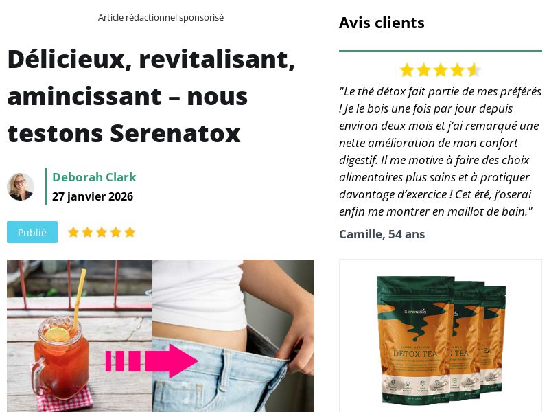 Serenatox Detox Tea SS - CH