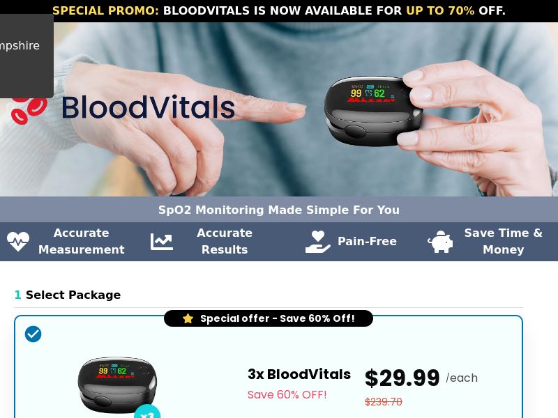 BloodVitals - DTC [UK] (Social,Banner,Native,Push,SEO,Search,Brand Bidding) - CPA
