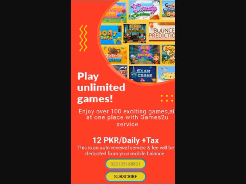 [MOB] Everyday Games /PK [Zong] 2 Click