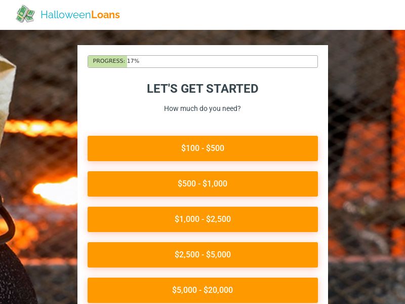 Holloween Loans