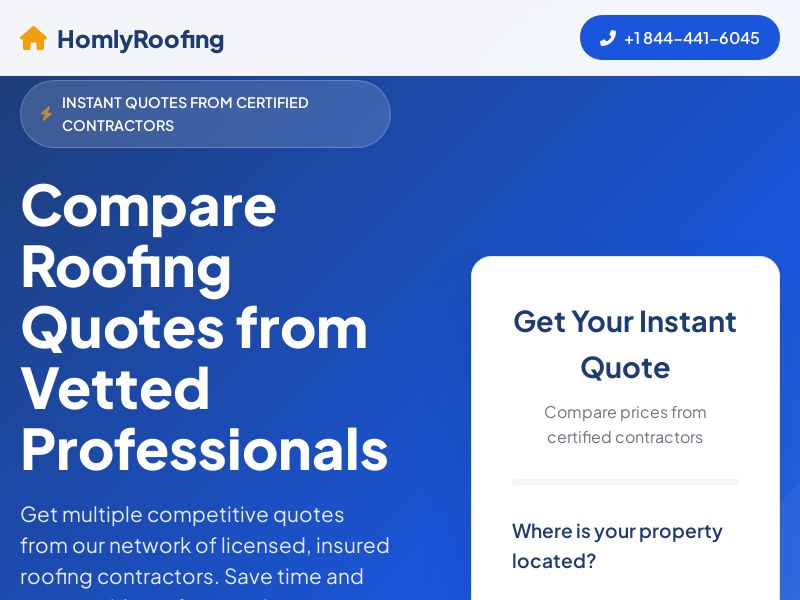 Homly Roofing - RevShare | US