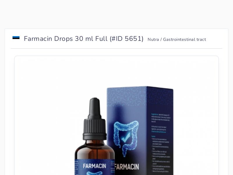 Farmacin Drops 30 ml Full
