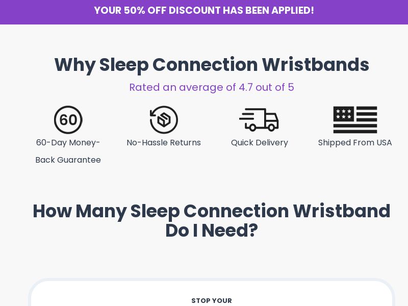 Sleep Connection - EN -UK- £64.99HCTC