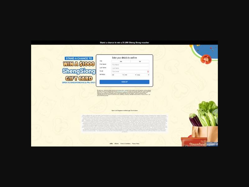 xlWin - $1000 Shengsiong Gift Card - SOI (SG)