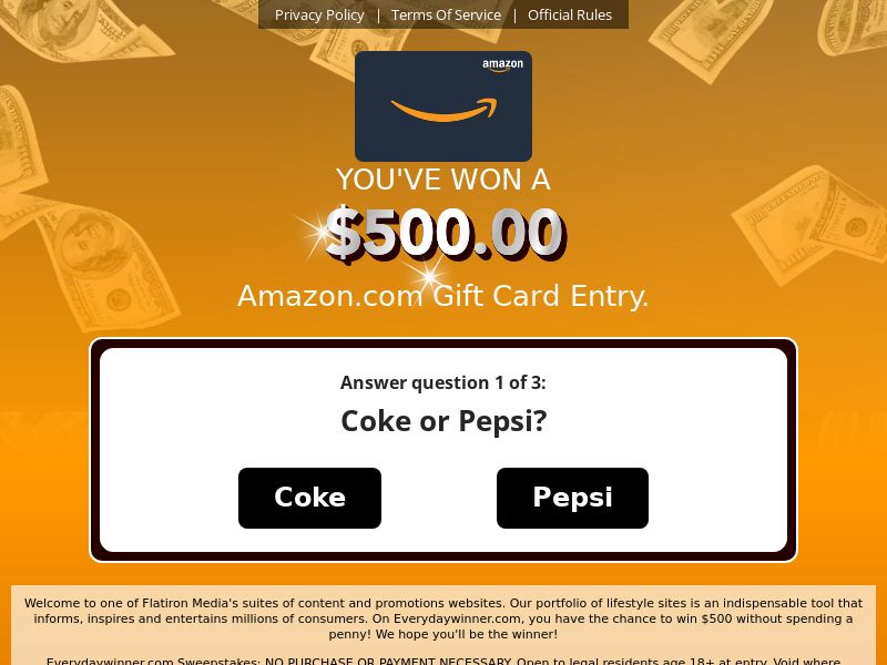 Sweepstakes - Amazon Gift Card | US