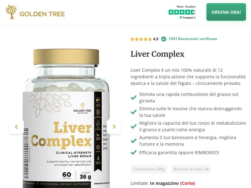 Liver Complex [IT] (Social,Banner,Native,Push,SEO,Search,Brand Bidding) - CPA