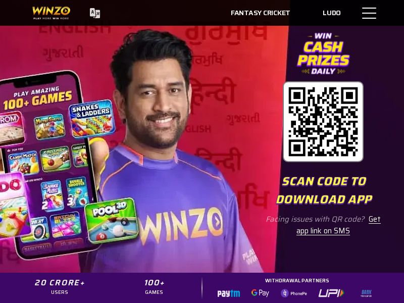 Winzogames.com Android Mobile APK CPR - India