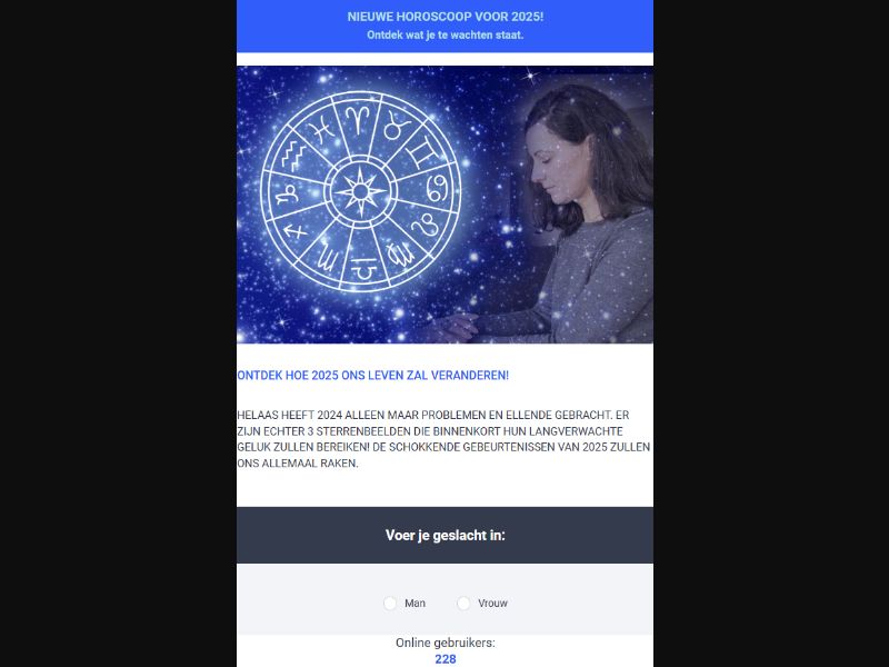[MOB] White blue quiz 2025 annual horoscope /NL Click2Call *FB/TT Pixel*