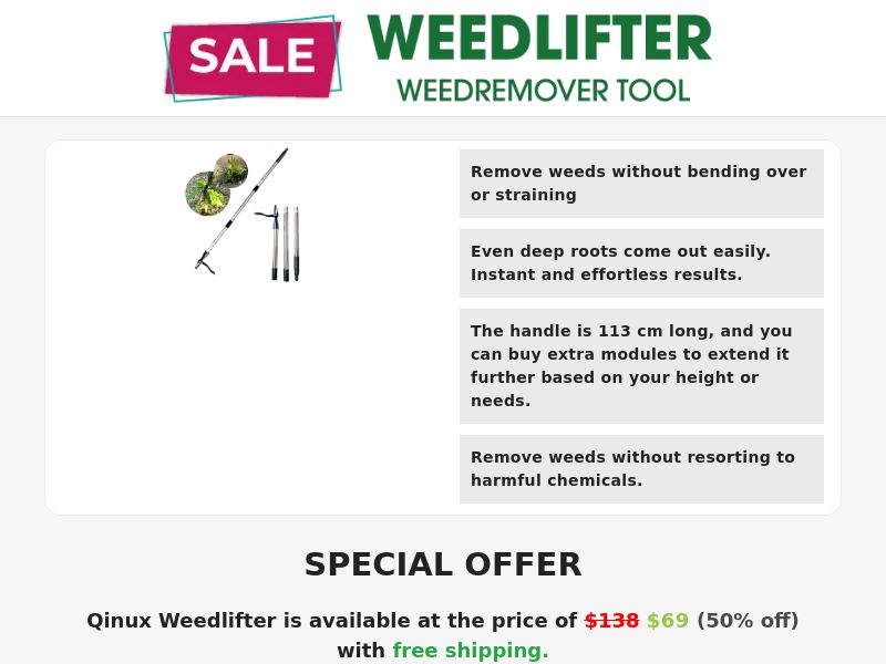 Qinux Qinux Weedlifter SS - US/INTL