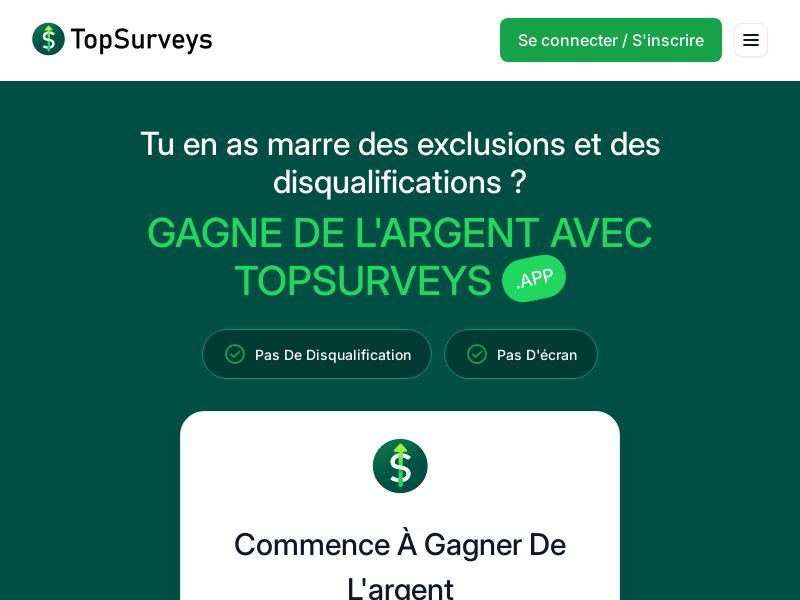 TopSurvey - DOI + Profile Complete CPL [FR]