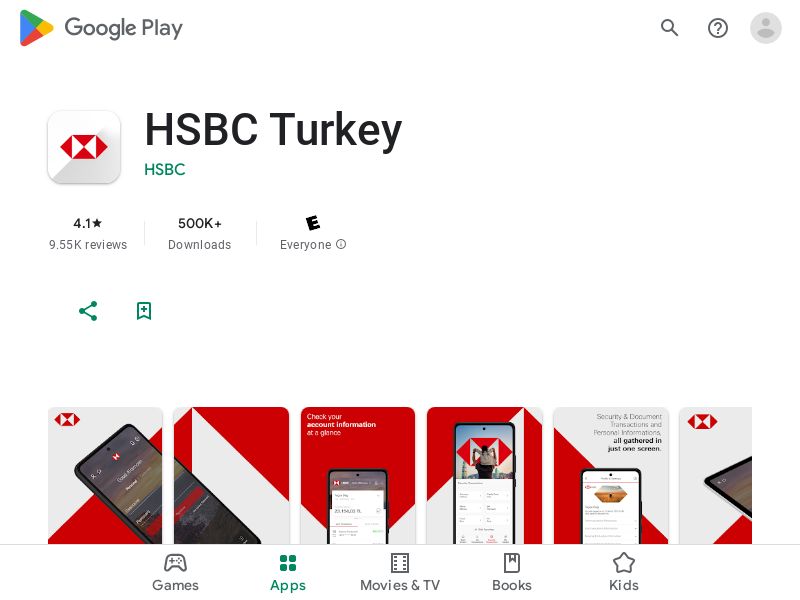 Hsbc - Android - TR (8am GMT +3)