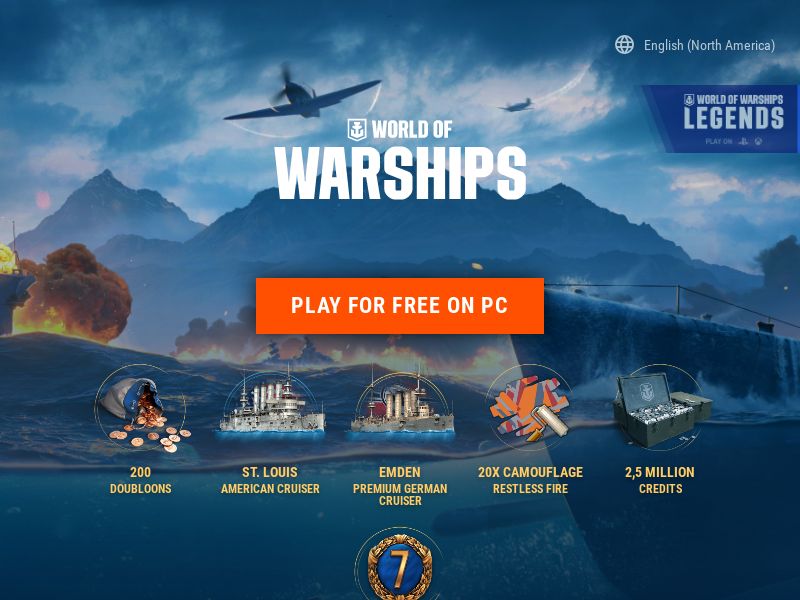 World of Warships: New Player Registration - BR,MY,PH,TR