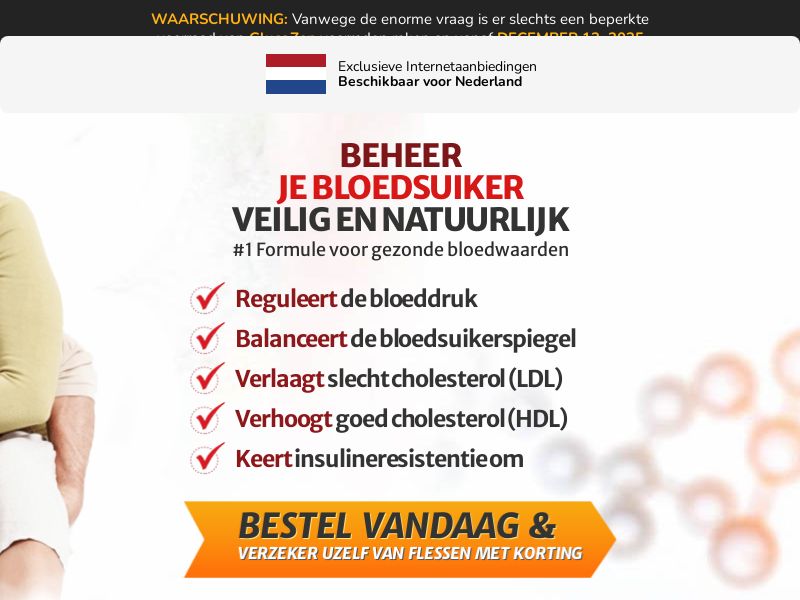 GlucoZen | BE (Dutch/Flemish) | Lander | Exclusive (high pricing)