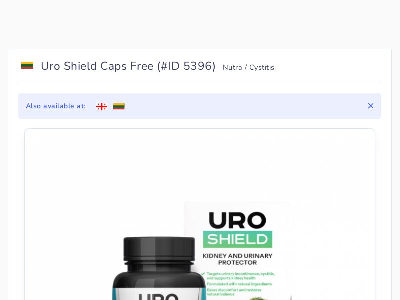 Uro Shield Caps Free