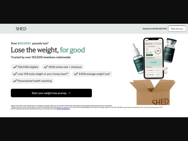 [WEB+MOB] ShedRX Telehealth GLP-1 Diet - US - CPS