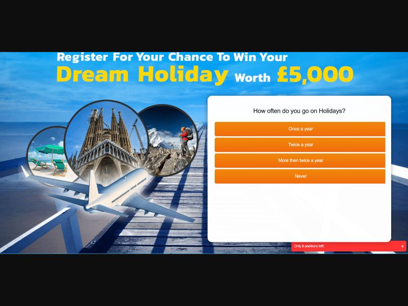 UK - Quiztionnaire - Dream Holiday - (CPL)