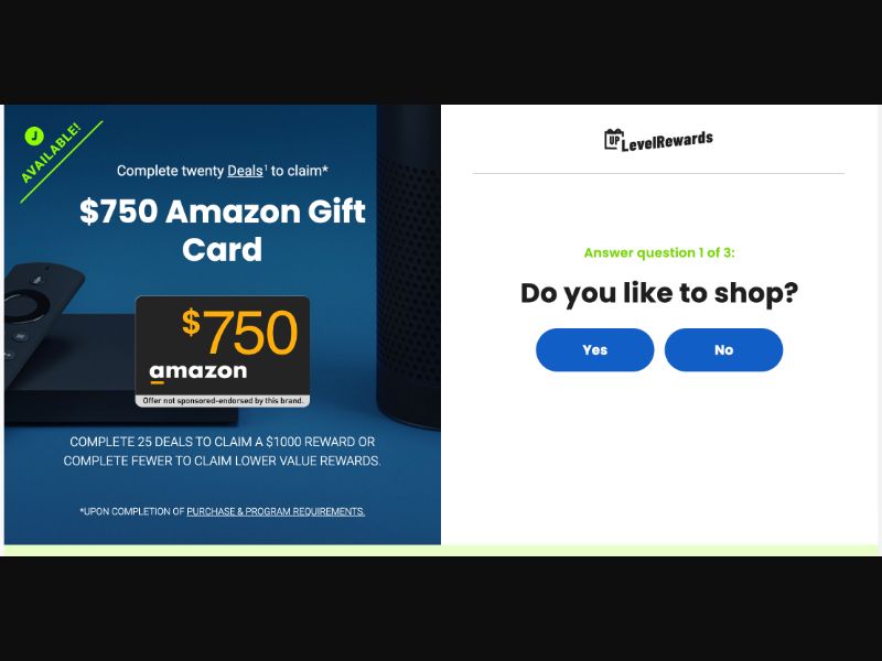Rewards AU - Amazon $750 - CPL