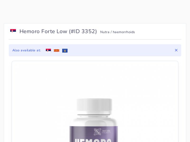 Hemoro Forte Low
