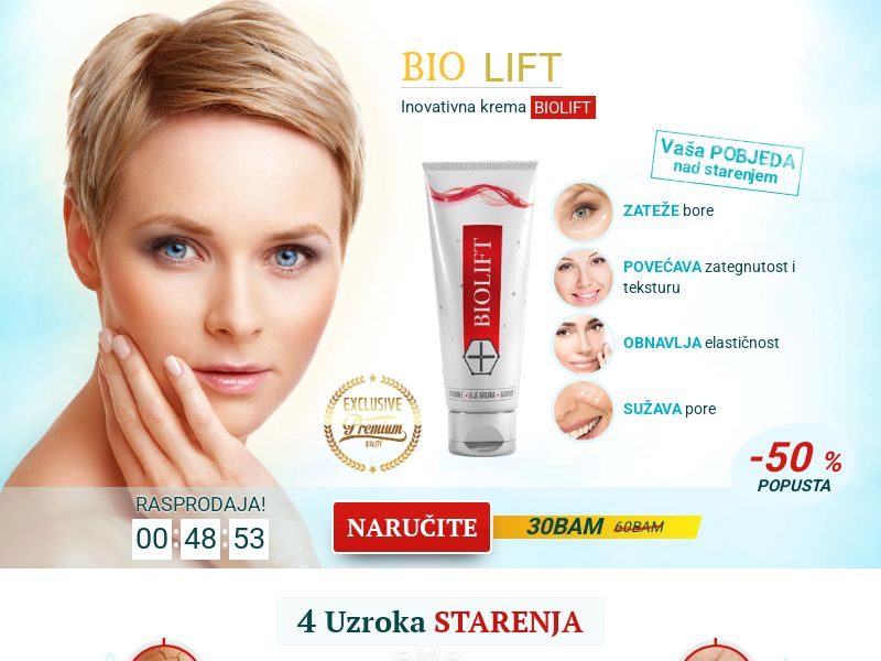 BIOLIFT KREMA Low Price EU - REJUVENATING CREAM MASK