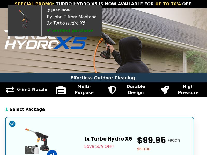 Turbo Hydro X5 SS - US