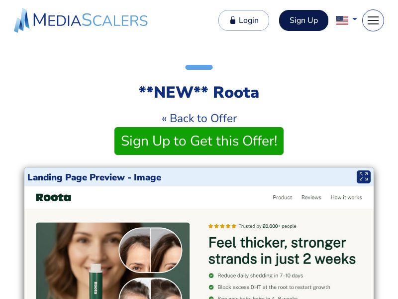 Roota {+Alt-Landers, DTC, Quiz} (Event Tracking) [US, DE, CA, AU, UK, FR, AT, +1 More]