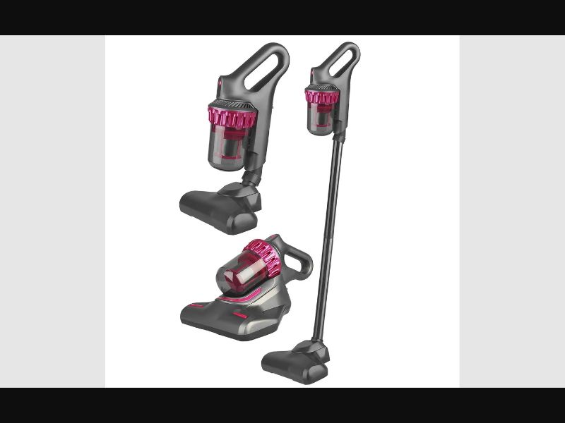 4-in-1 cordless vacuum cleaner with UV ionization