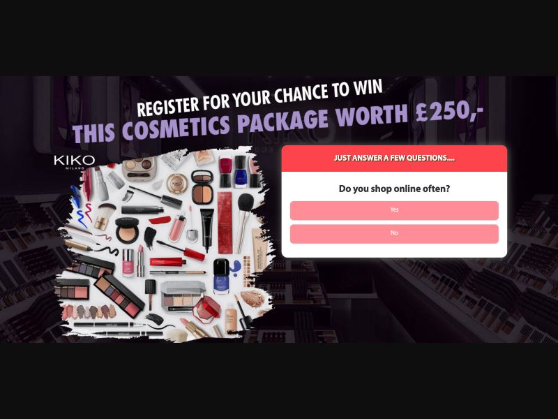 UK - Quiztionnaire - Kiko make-up FB - (CPL)