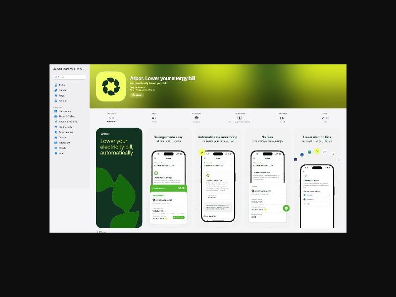 Arbor - Lower your Energy Bill - CPL (US) {Mobile Only}