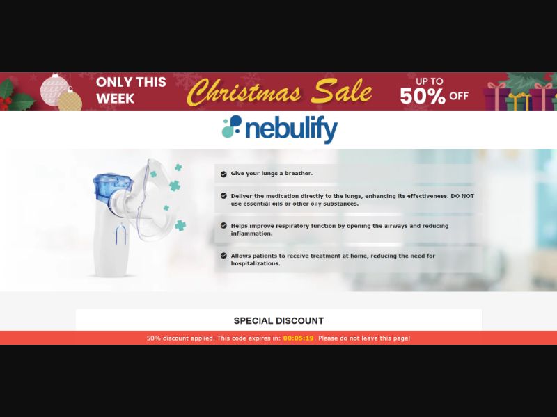 [WEB+MOB] Qinux Nebulify – Nebulizer Machine /International (112 GEOs) CPS *FB/TT/Google/Taboola Pixel*