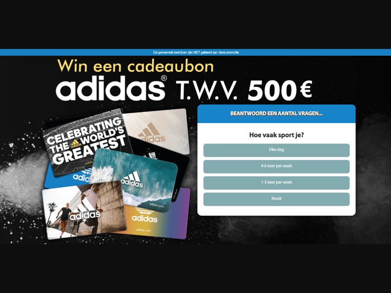 NL - Quiztionnaire - Adidas Giftcard - (CPL)