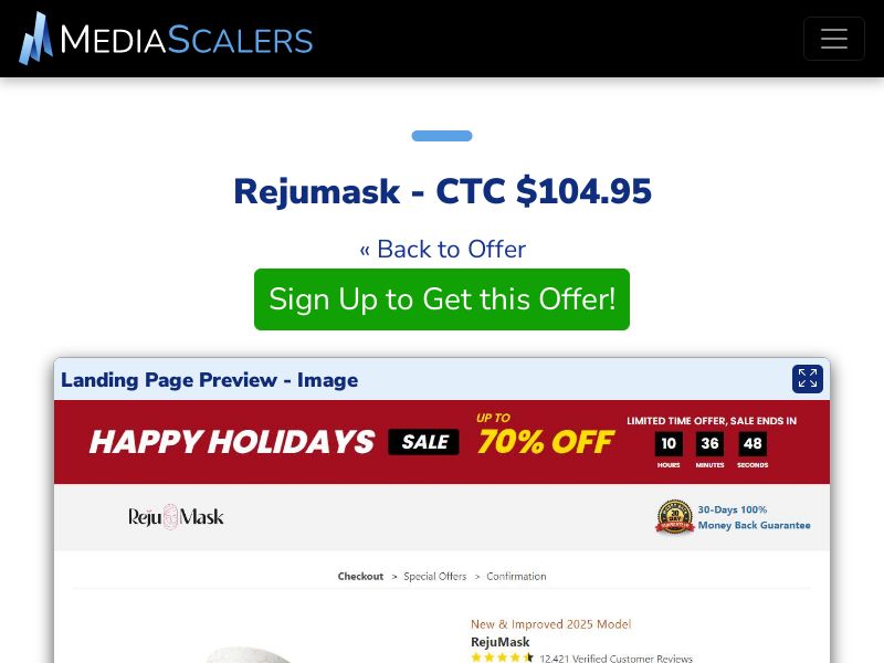 Rejumask - CTC $104.95 {+DTC, Alt-Landers} (Event Tracking) [US]