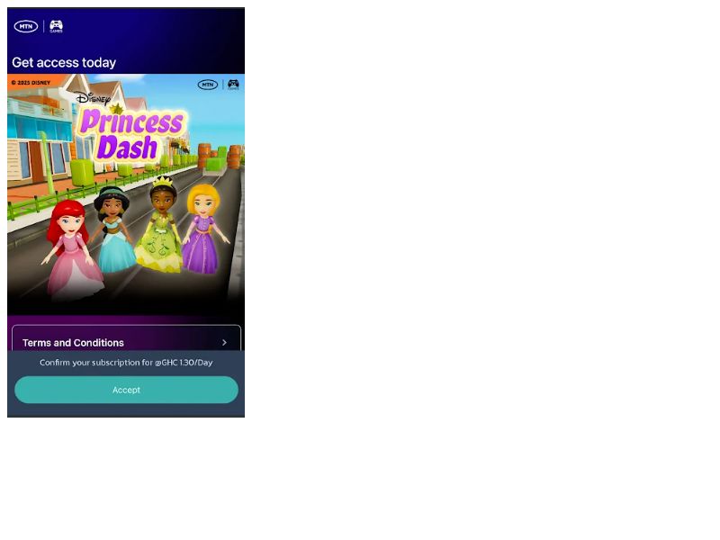 New Disney Princess Dash MTN