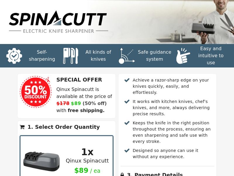 Qinux Spinacutt SS - US/INTL