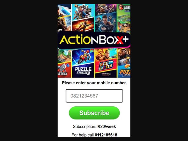 38817 - ZA - [MOB] - Actionboxx - MTN - 2 Click