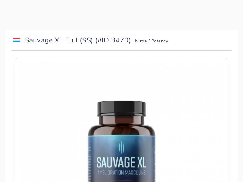 Sauvage XL Full (SS)